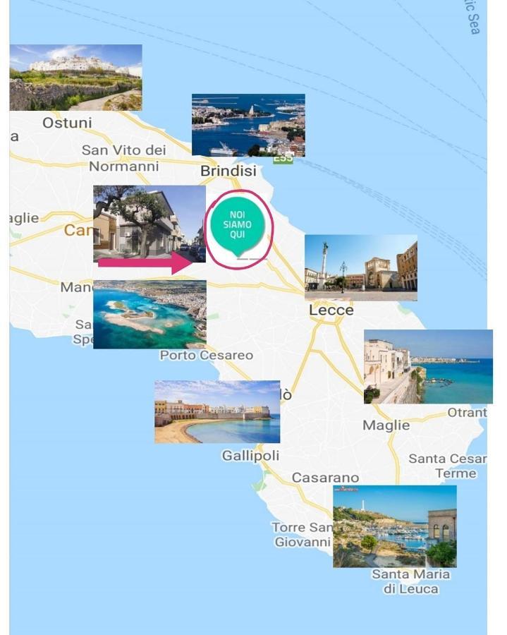 Colori Del Salento Bed & Breakfast Cellino San Marco Eksteriør bilde